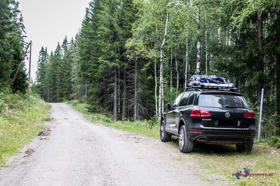 20km Zufahrt zum Glaskogen-Campingplatz