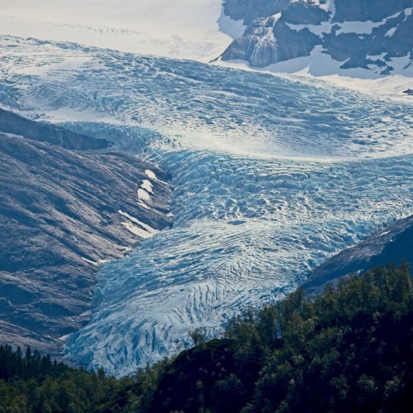 Der Gletscher lockt uns