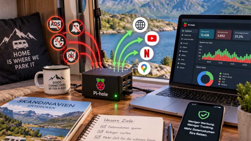 Pi-hole im Camper: Raspberry Pi als Werbeblocker