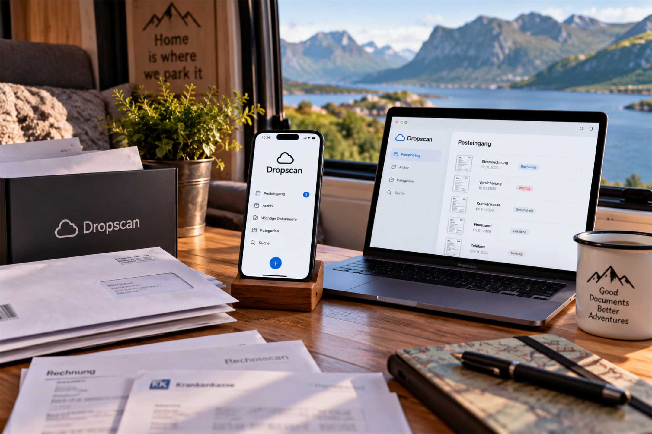 Dropscan Erfahrungen: So funktioniert unsere digitale Post unterwegs