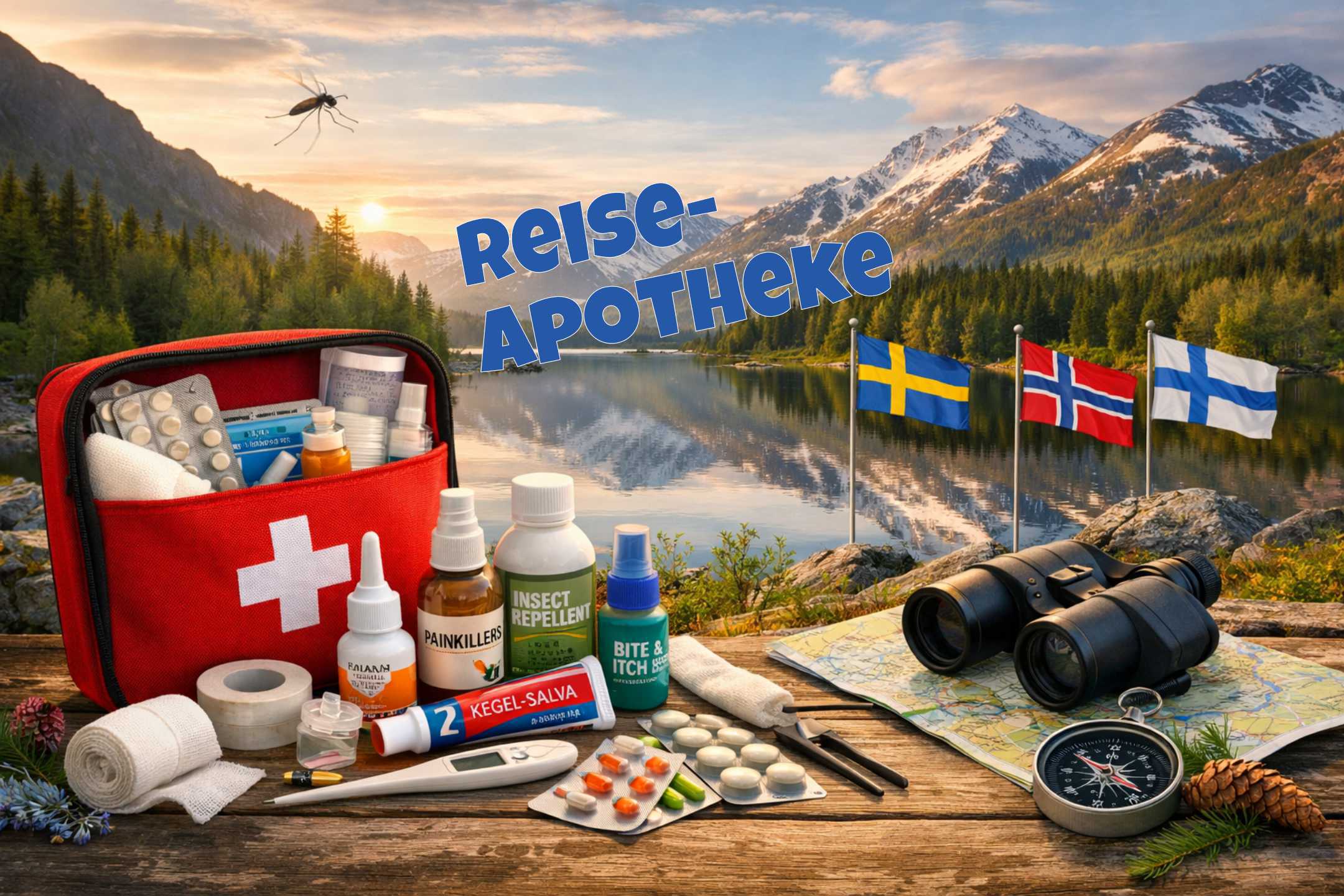 Mehr über den Artikel erfahren Reiseapotheke Checkliste für Camper: Medikamente, Dosierungen & Tipps 2026