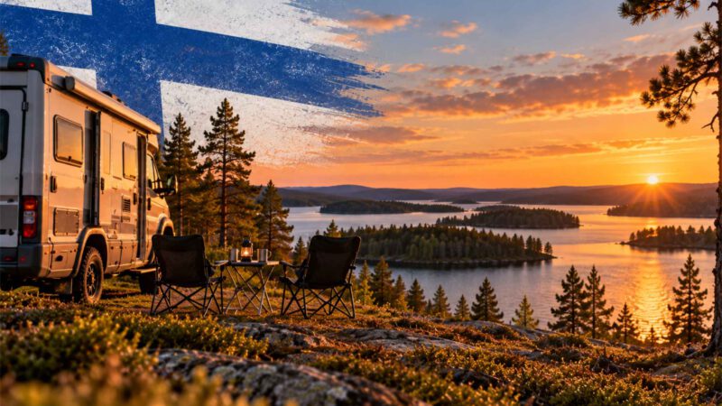 Freistehen in Finnland mit Wohnwagen, Wohnmobil & Camper Van: Regeln, Tipps & legale Stellplätze