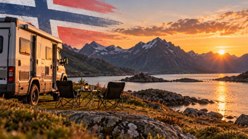 Freistehen mit Wohnwagen, Wohnmobil & Camper Van in Norwegen – was Du rechtlich wissen musst