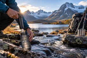 Mehr über den Artikel erfahren Trinkwasser beim Hiking – Warum ungefiltertes Wasser auch im hohen Norden keine gute Idee ist