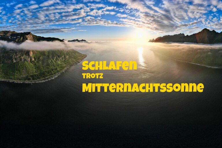 Mehr über den Artikel erfahren Schlafen bei Mitternachtssonne im Camper: So klappt´s im Norden trotzdem