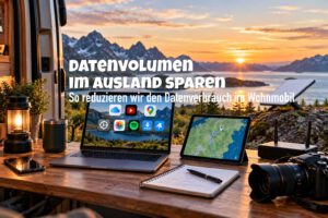 Mehr über den Artikel erfahren Datenvolumen im Ausland sparen: So reduzieren wir den Datenverbrauch im Wohnmobil