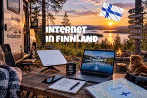Mehr über den Artikel erfahren Internet in Finnland mit dem Wohnmobil: Roaming, SIM-Karten & Starlink Mini