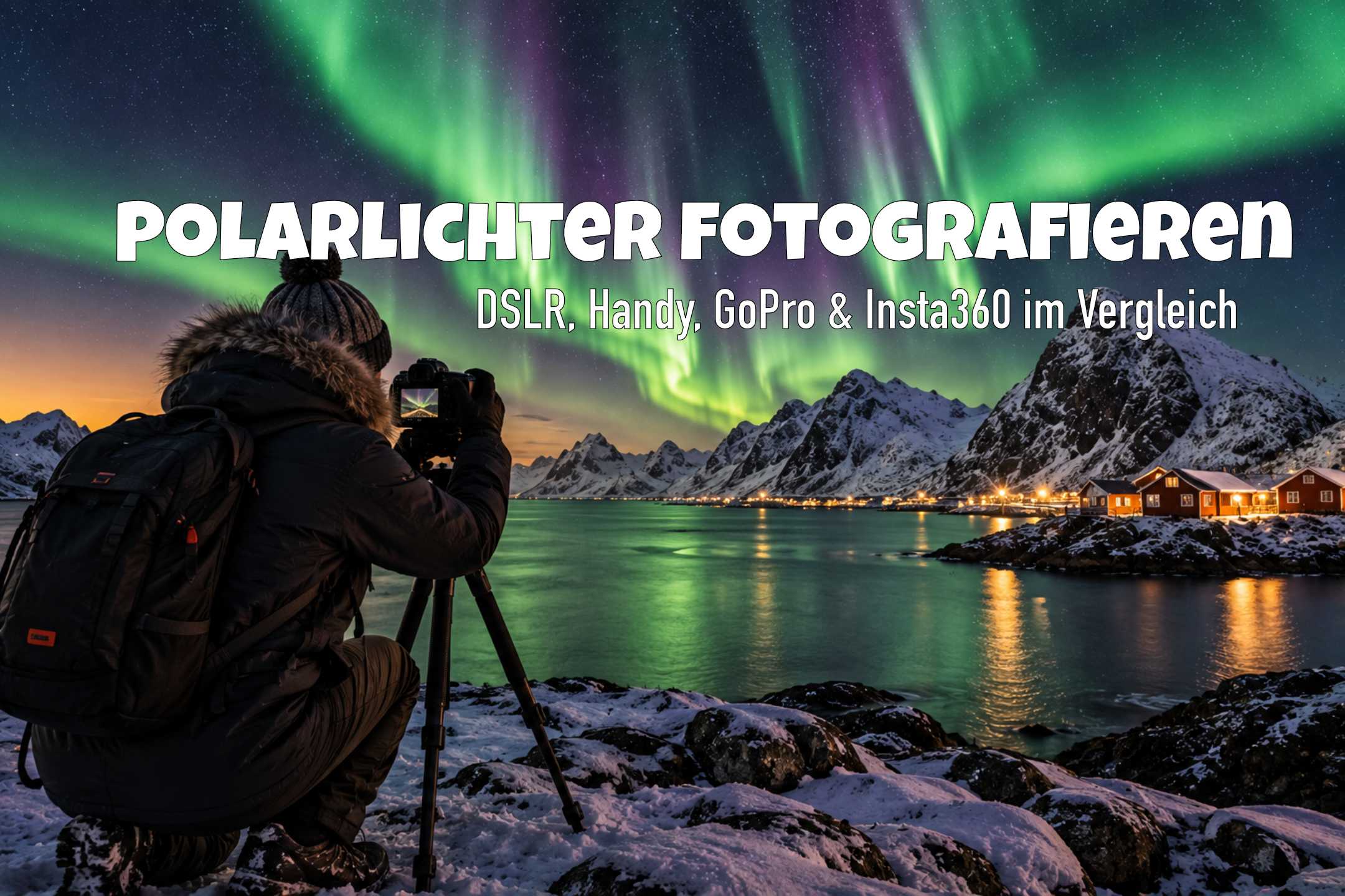 Polarlichter fotografieren: DSLR, Handy, GoPro & Insta360 im Vergleich