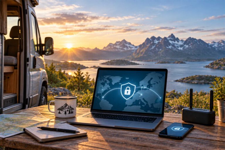Mehr über den Artikel erfahren CyberGhost VPN im Wohnmobil: Unsere Erfahrungen unterwegs