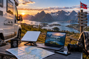 Mehr über den Artikel erfahren Internet in Norwegen mit dem Wohnmobil: Roaming, SIM-Karten & Starlink Mini