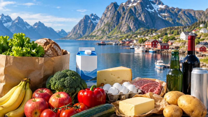 Einkaufen in Norwegen: Lebensmittelpreise, Supermärkte & Spartipps