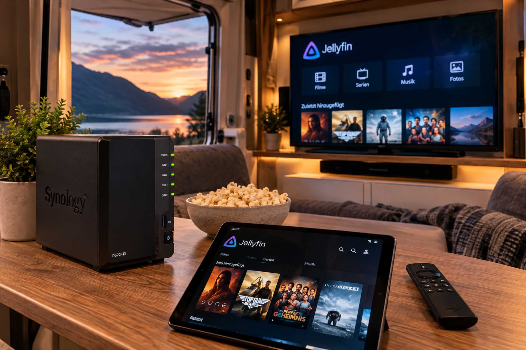 Du betrachtest gerade Jellyfin auf Synology installieren: Unser Medienserver im Wohnmobil