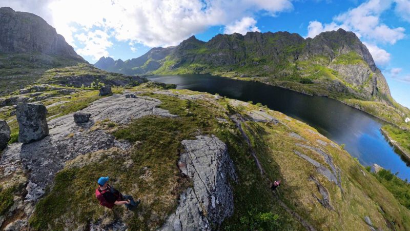 Ågvatnet Wanderung: Rund um den Bergsee bei Å auf den Lofoten
