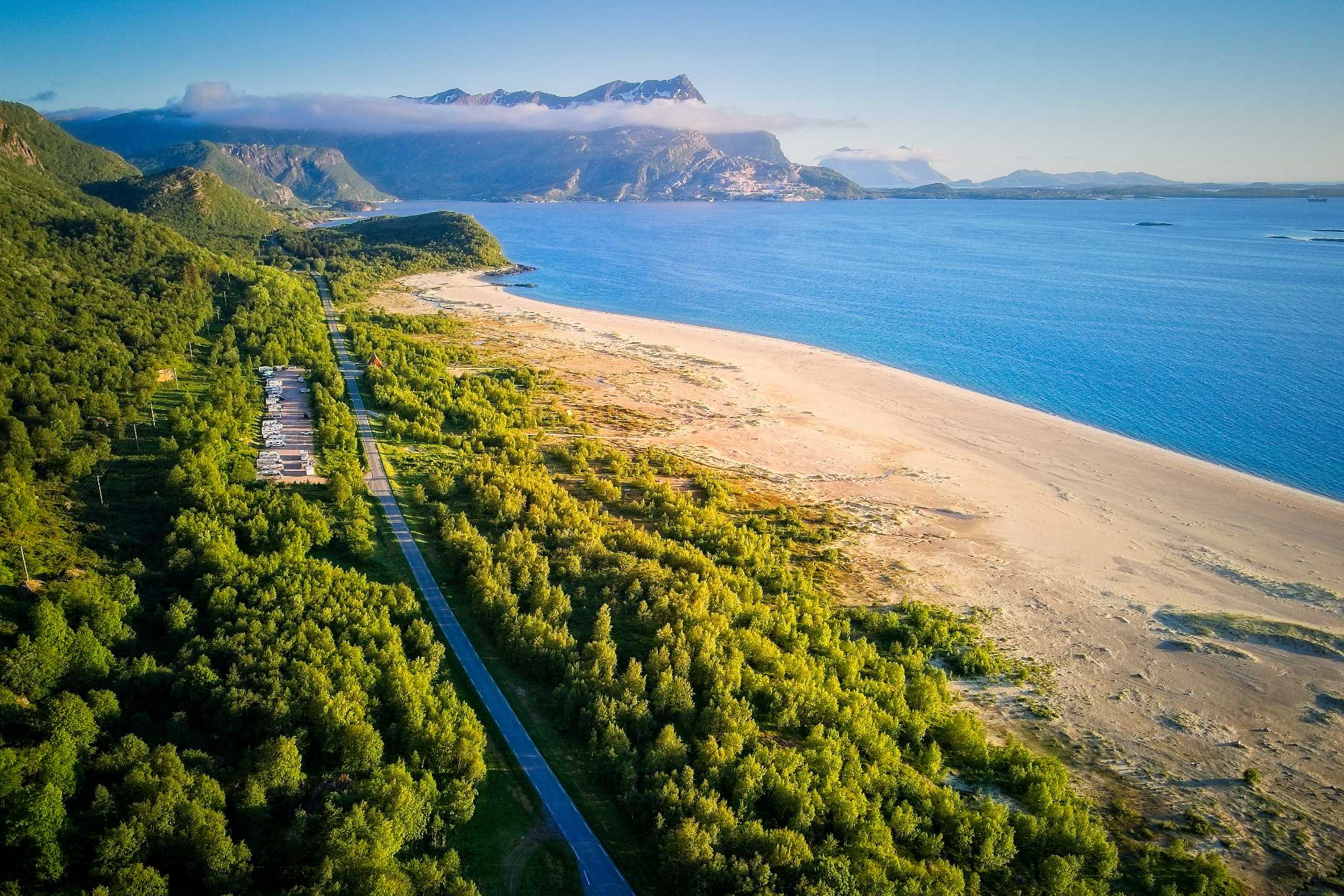 Langsanden auf Sandhornøya: Traumstrand am Kystriksveien