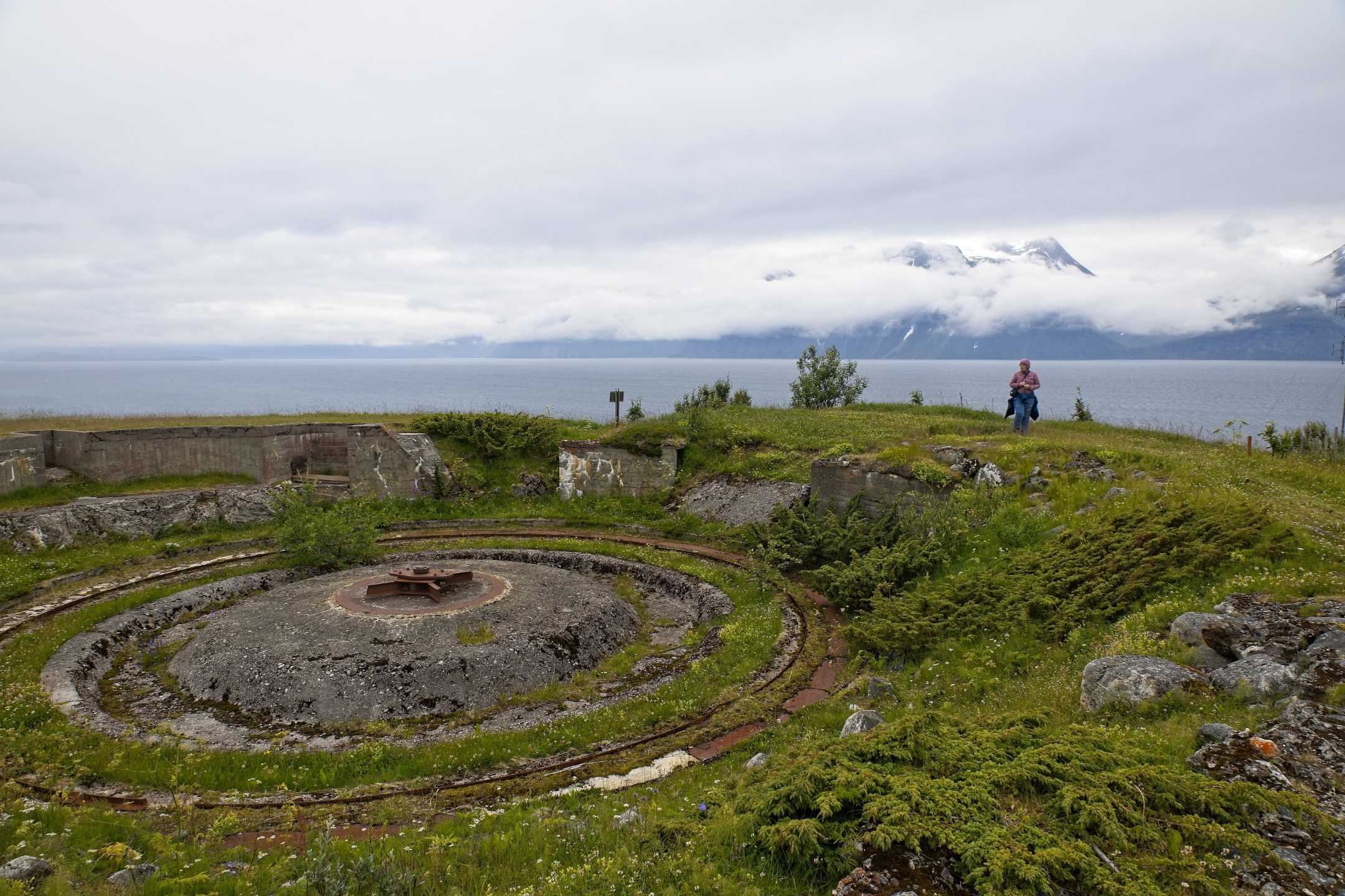 Spåkenes Kystfort: Küstenbatterie am Lyngenfjord