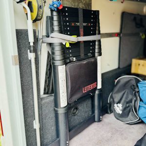 Leitertec Teleskopleiter für Camper: Stabil, lackschonend & kompakt